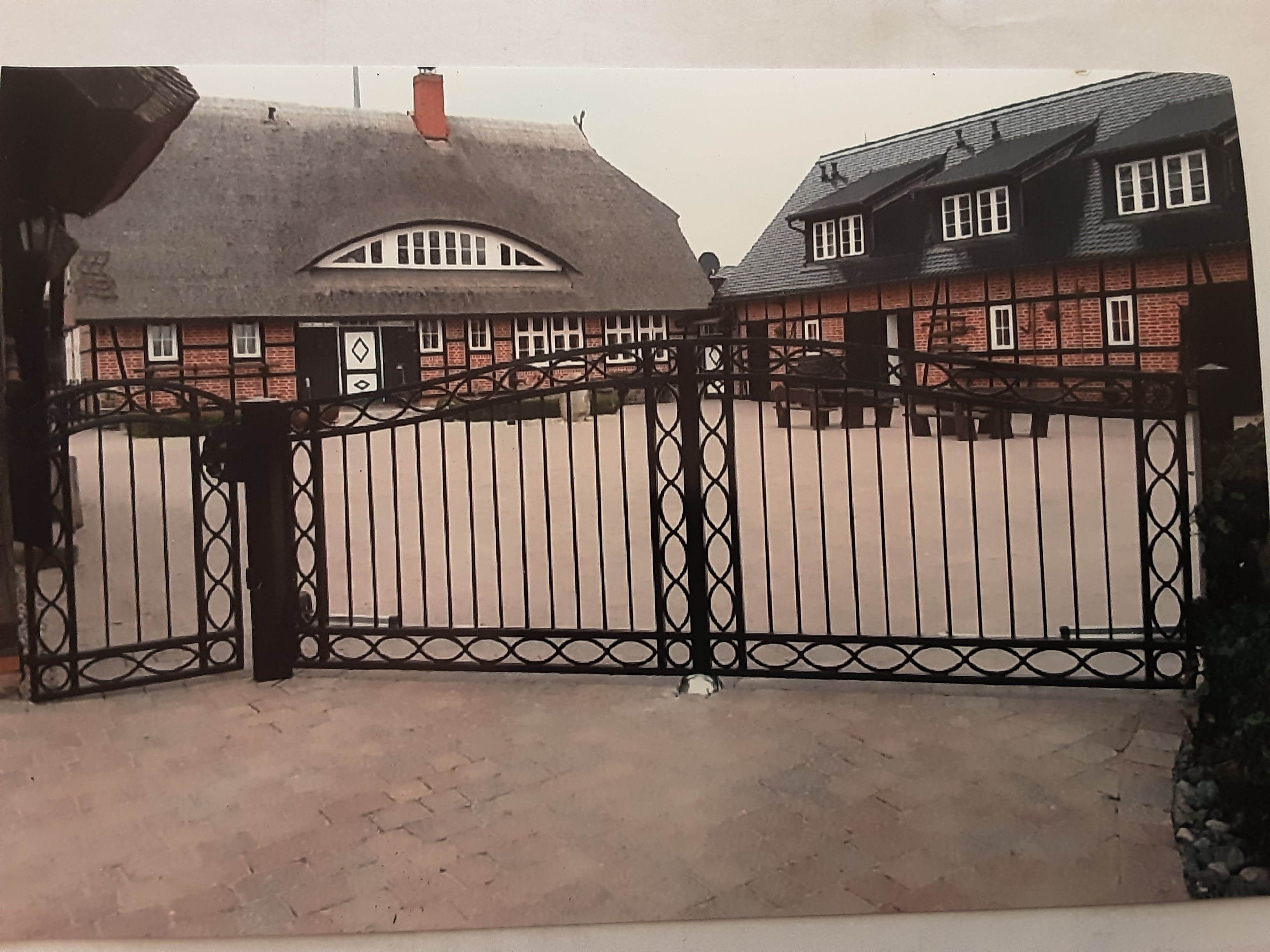 Zaunanlage pulverbeschichtet